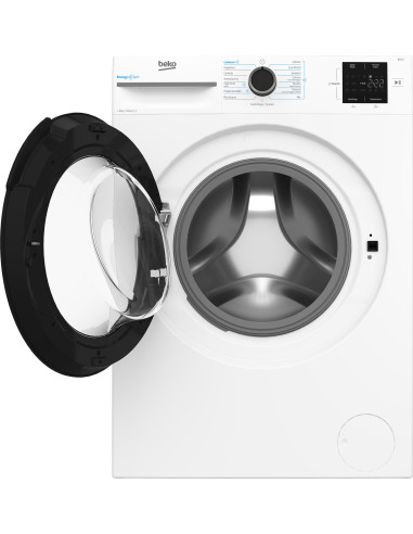 Beko b100 MWBM8147EB: Lavatrice 8kg, classe A-10%, 1400giri, linea estetica NX, motore inverter, Display Touch, colore Bianco, o