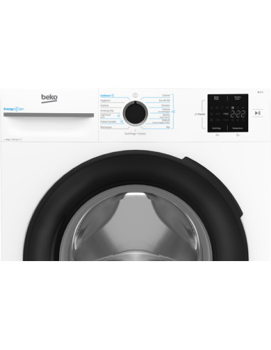 Beko b100 MWBM8147EB: Lavatrice 8kg, classe A-10%, 1400giri, linea estetica NX, motore inverter, Display Touch, colore Bianco, o