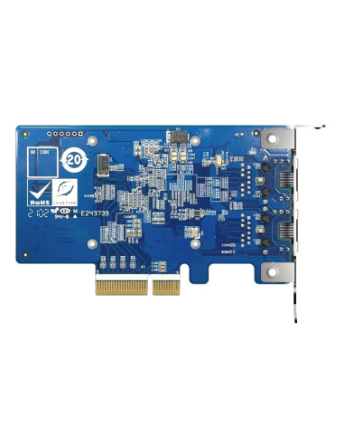 QNAP QXG-10G2T-X710 scheda di rete e adattatore Interno Ethernet 1000 Mbit/s