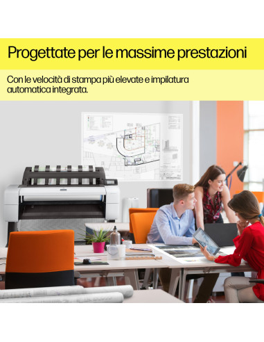 HP Designjet Stampante T1600 PostScript da 36”