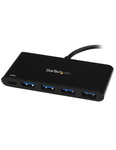 StarTech.com HB30C4AFPD hub di interfaccia USB 3.2 Gen 1 (3.1 Gen 1) Type-C 5000 Mbit/s Nero
