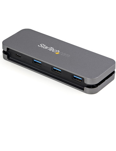 StarTech.com HB30CM3A1CB hub di interfaccia USB 3.2 Gen 1 (3.1 Gen 1) Type-C 5000 Mbit/s Nero, Grigio