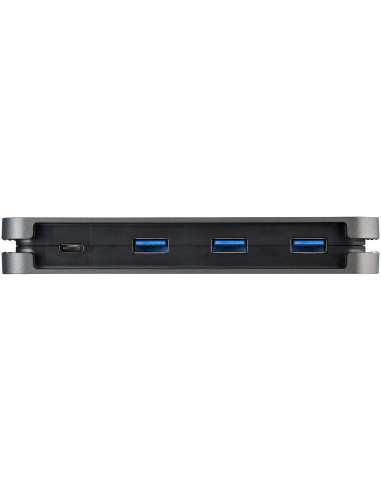 StarTech.com HB30CM3A1CB hub di interfaccia USB 3.2 Gen 1 (3.1 Gen 1) Type-C 5000 Mbit/s Nero, Grigio