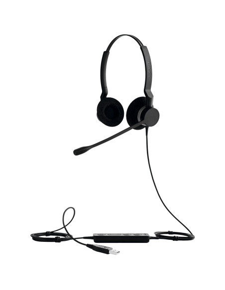 Jabra Biz 2300 Auricolare Cablato A Padiglione Ufficio USB tipo A Nero