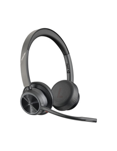 HP Poly Cuffie Poly VOYAGER 4320-M certificate per Microsoft Teams con supporto di ricarica