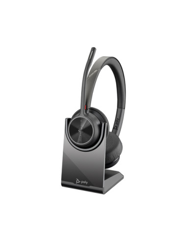 HP Poly Cuffie Poly VOYAGER 4320-M certificate per Microsoft Teams con supporto di ricarica