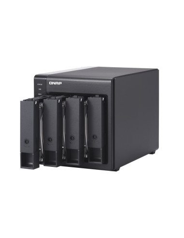 QNAP TR-004 contenitore di unità di archiviazione Box esterno HDD/SSD Nero 2.5/3.5"