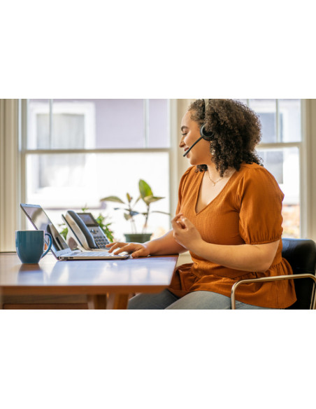 HP Poly Cuffie Poly Voyager 4320 USB-A certificate per Microsoft Teams + dongle BT700