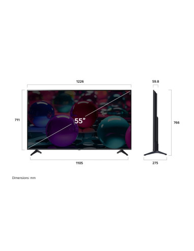 LG UHD AI 55UA73003LA TV 139,7 cm (55") 4K Ultra HD Smart TV Wi-Fi Nero