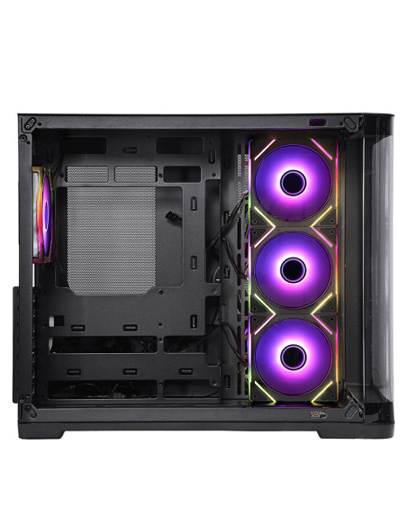 itek DARK CAVE CURVED Tower Nero