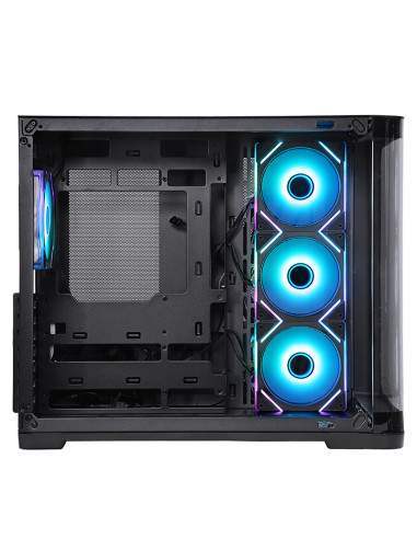 itek DARK CAVE CURVED Tower Nero