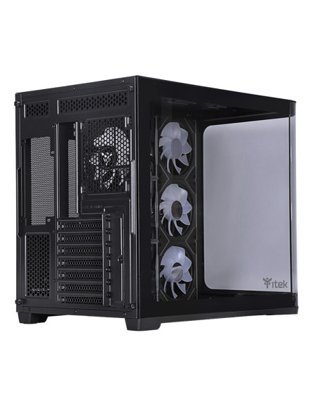 itek DARK CAVE CURVED Tower Nero