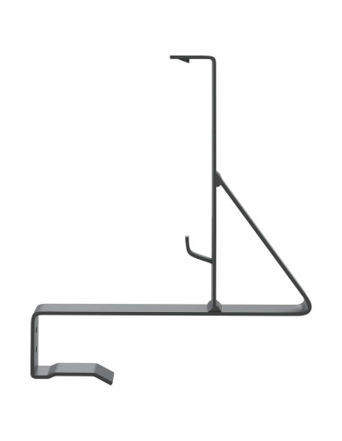 Supporto per guardia della neve Antracite 29,5 x 3 x 34,5 cm