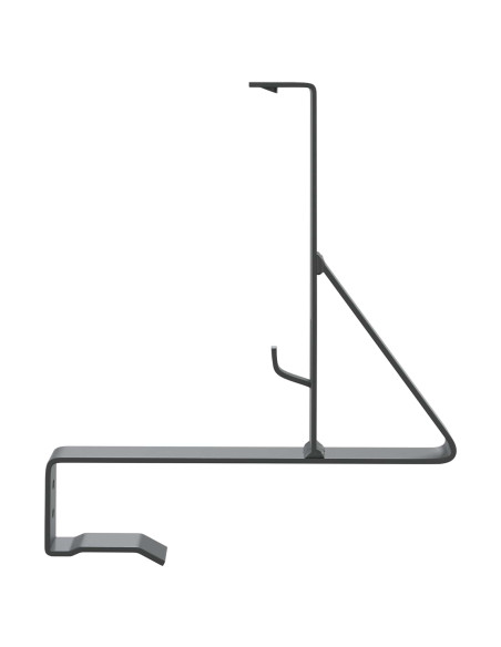 Supporto per guardia della neve Antracite 29,5 x 3 x 34,5 cm