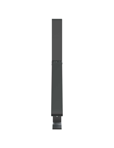Supporto per guardia della neve 2 pcs Antracite Acciaio