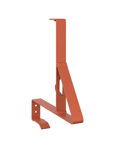 Supporto per guardia della neve 2 pcs Rosso 29,5 x 3 x 34,5 cm