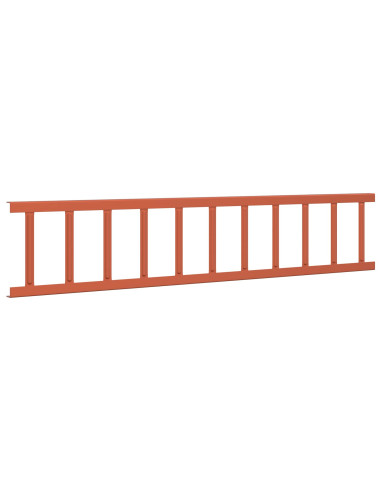 Guardia per neve sul tetto Rosso 100 x 2,5 x 20 cm Acciaio
