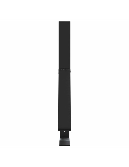 Supporto per guardia della neve 2 pcs Nero 29,5 x 3 x 34,5 cm