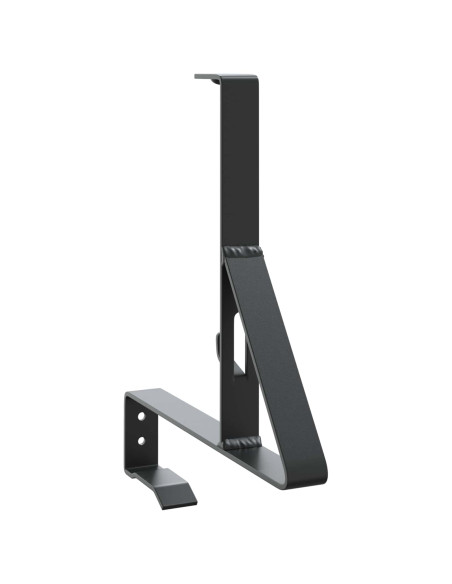 Supporto per guardia della neve 12 pcs Nero 29,5 x 3 x 34,5 cm