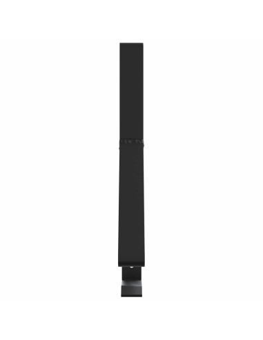 Supporto per guardia della neve 12 pcs Nero 29,5 x 3 x 34,5 cm