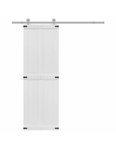 Porta Corona Bianco 70 x 210 cm Legno multistrato