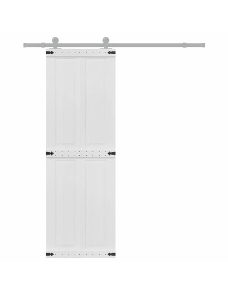 Porta Corona Bianco 70 x 210 cm Legno multistrato