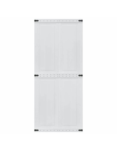 Porta Corona Bianco 90 x 210 cm Legno multistrato