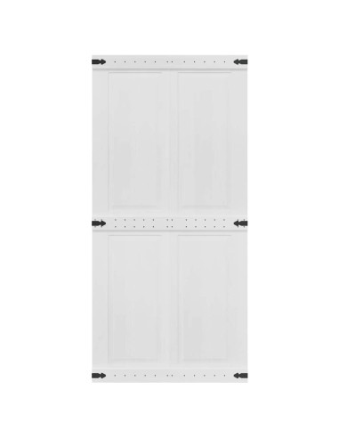 Porta Corona Bianco 100 x 210 cm Legno multistrato