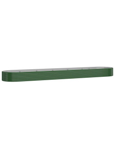 Letto Giardino Acciaio Zincato 507x100x36 cm Verde 2