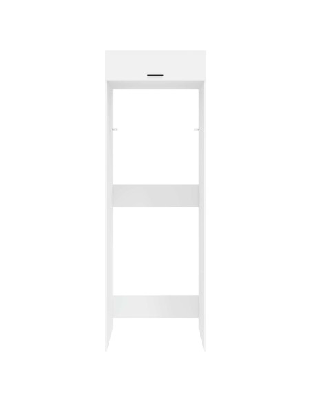 Mobiletto per lavatrice con porta Bianco 67,5 x 68 x 200 cm