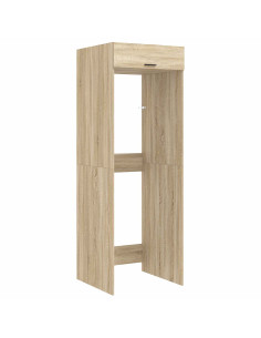 Mobiletto per lavatrice con porta Sonoma 67,5 x 68 x 200 cm 2