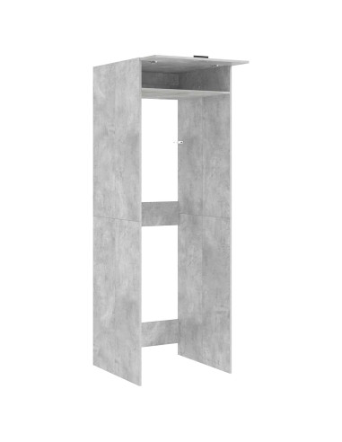 Mobiletto per lavatrice Calcestruzzo 67,5 x 68 x 200 cm
