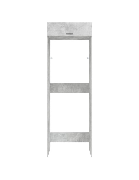 Mobiletto per lavatrice Calcestruzzo 67,5 x 68 x 200 cm