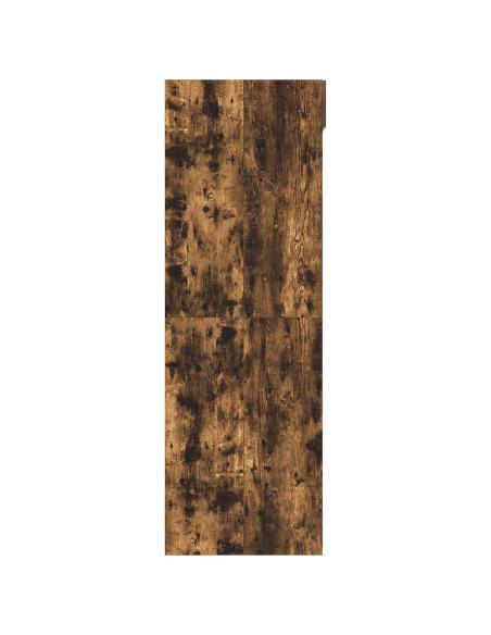 Mobiletto per lavatrice Rovere fumé 67,5 x 68 x 200 cm