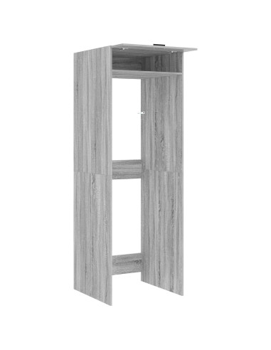 Mobiletto per lavatrice Grigio Sonoma 67,5 x 68 x 200 cm