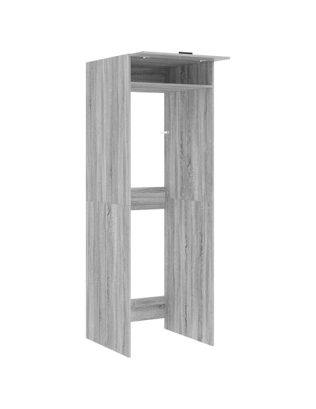 Mobiletto per lavatrice Grigio Sonoma 67,5 x 68 x 200 cm