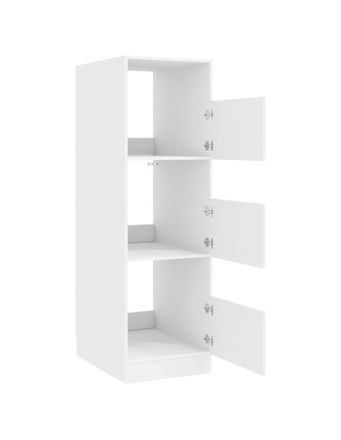Mobile da lavanderia con archiviazione Bianco Legno multistrato