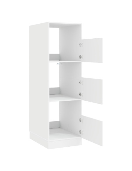 Mobile da lavanderia con archiviazione Bianco Legno multistrato