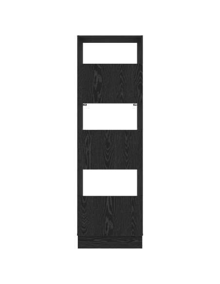 Mobile da lavanderia con porta Rovere Nero 50 x 68 x 162 cm