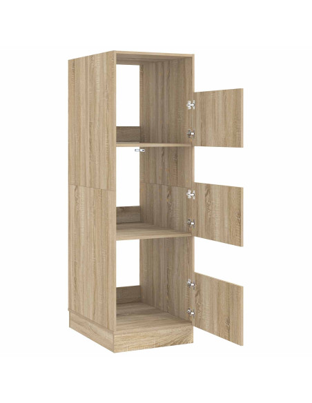 Mobile da lavanderia Sonoma 50 x 68 x 162 cm Legno multistrato