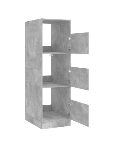 Mobile da lavanderia con porta Calcestruzzo 50 x 68 x 162 cm