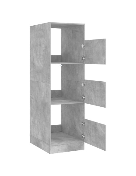 Mobile da lavanderia con porta Calcestruzzo 50 x 68 x 162 cm