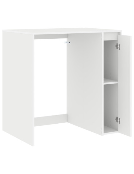 Mobiletto per lavatrice con porta Bianco 87 x 60 x 89 cm