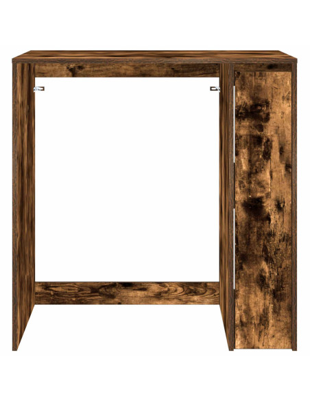 Mobiletto per lavatrice con porta Rovere fumé 87 x 60 x 89 cm
