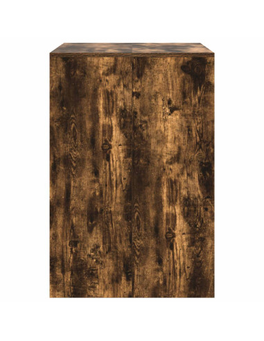 Mobiletto per lavatrice con porta Rovere fumé 87 x 60 x 89 cm