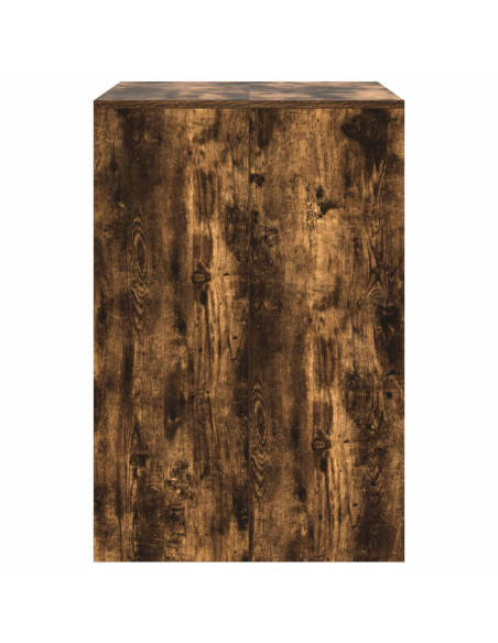Mobiletto per lavatrice con porta Rovere fumé 87 x 60 x 89 cm