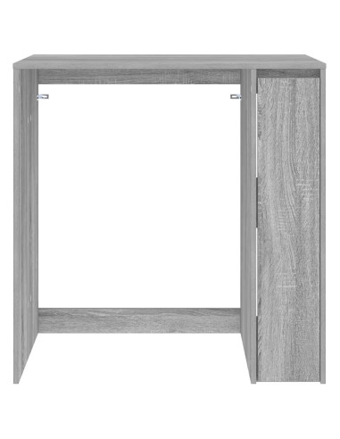 Mobiletto per lavatrice con porta Grigio Sonoma 87 x 60 x 89 cm
