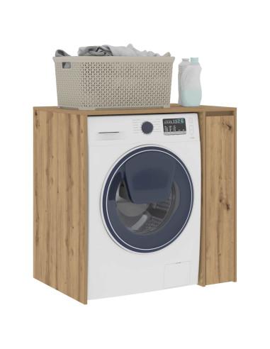 Mobiletto per lavatrice Rovere artigianale 87 x 60 x 89 cm
