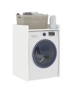 Mobiletto per lavatrice Bianco 67,5 x 62 x 97 cm 2