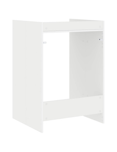 Mobiletto per lavatrice Bianco 67,5 x 62 x 97 cm